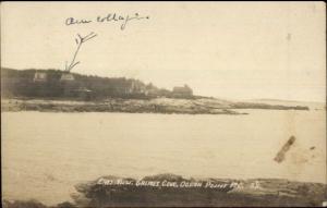 Ocean Point ME Grimes Cove c1920 Real Photo Postcard 