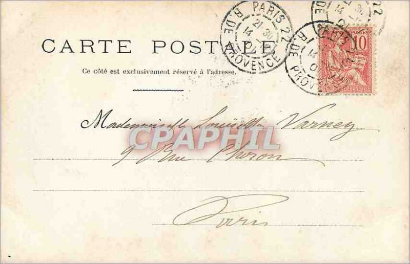 Postcard Old Cassive L H Paris