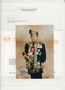 Tuanku Syed Sirajuddin Putra Jamalullail, Original Autograph, Malaysia (L6247)