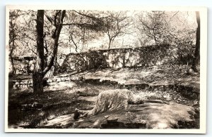 1940s HOLY LAND FOUNDATION NIJMEGEN CHRIST COURT OF OLIVES RPPC POSTCARD P1622