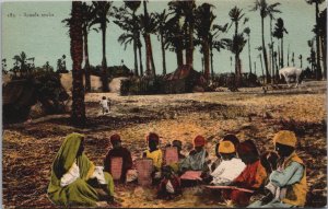 Algeria Scenes et Types Senola Araba Vintage Postcard C170