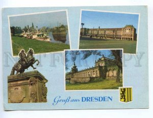 239221 GERMANY Grusse aus DRESDEN old collage postcard