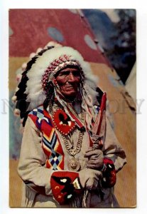 492169 1966 year Indian chief RPPC to Yugoslavia