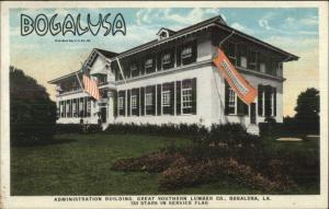 Bogalusa LA Great Southern Lumber Co Admin Bldg c1920 Postcard