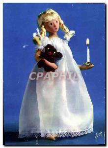 Postcard Modern Fantasy Dolls Peynet Goodnight