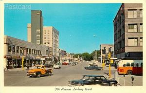 IA, Clinton, Iowa, 5th Avenue, West View, Curteichc No. 3DK-541