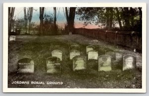 Beaconsfield Jordans Burial Ground Quakers Penn Family Gravestones Postcard X22