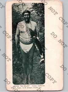 c1910 Big Willis Indian Native American HOOPA California CA Humboldt County