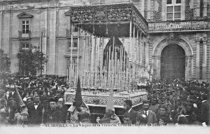 SEVILLA SPAIN~LA VIRGEN de la VICTORIA-FABRICO de TABACOS~PHOTO POSTCARD