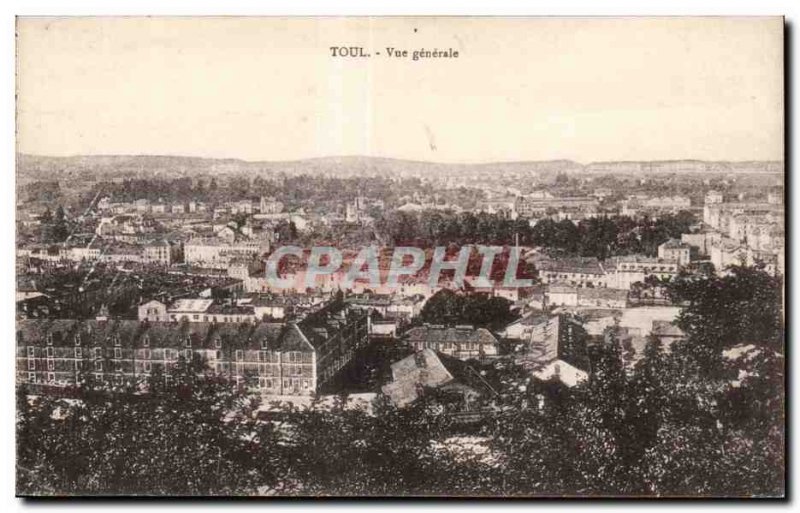 Old Postcard Toul General view