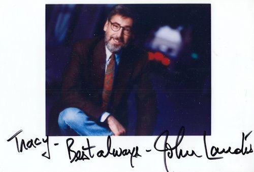 John Landis Animal House Moonwalker Large Hand Signed Photo