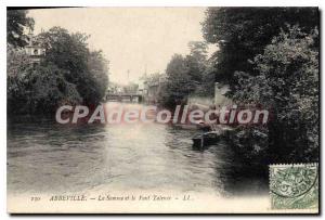 Old Postcard Abbeville Somme and Le Pont Talence