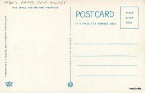 1920s Cape Cod Massachusetts Humor artist impression postcard 12086 Teich