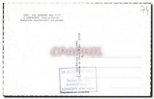 Modern Postcard Lovagny Gorges bridge overlooking the Gorge