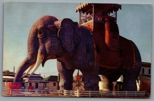 Postcard Atlantic City NJ c1960s Elephant Hotel Margate City