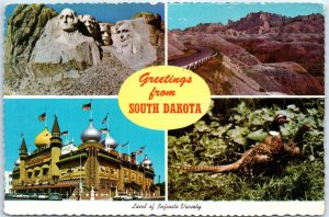 M-44908 Greetings from South Dakota Land of Infinite Variety