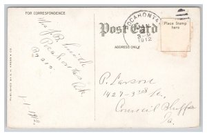 Pine Bluff Ark. Arkansas U. S. Post Office Postcard c1912 Postmark