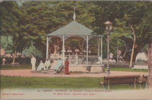 Postcard The Band Stand Marechal Joffre Square Tahiti