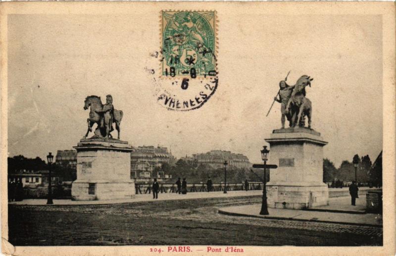 CPA PARIS 7e-Pont d'Iéna (327460)