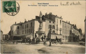 CPA TOUL illustré Rue Gambetta (805480)