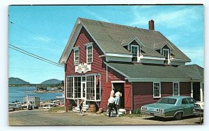 McKINLEY, ME Maine ~ BASS HARBOR STORE 1960s Roadside Hancock County Postcard