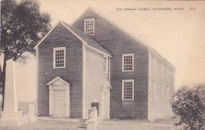 Maine Waldoboro Old German Church 1955