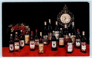 ALTUS, Arkansas AR ~ Advertising POST WINERY Wine Bottles c1960s-70s  Postcard