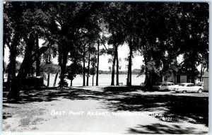 c1950s Waterville, Minn. RPPC Best Point Resort Real Photo Postcard Camp A112