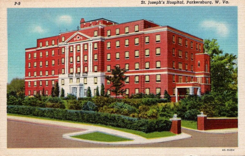 West Virginia Parkersburg St Joseph's Hospital 1946 Curteich