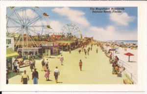 Daytona Beach FL AMUSEMENT PARK, 1991 REPRO, Ferris Wheel, Boardwalk