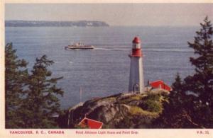 1953 Point Atkinson Lighthouse, Point Grey, B.C. CANADA