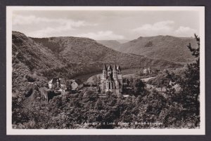 Vintage postcard Kloster und Schloss Langenau Arnstein Lahn Rhineland Germany