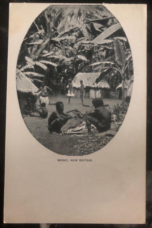 Mint Papua New Guinea Real Picture Postcard RPPC Mioko Natives