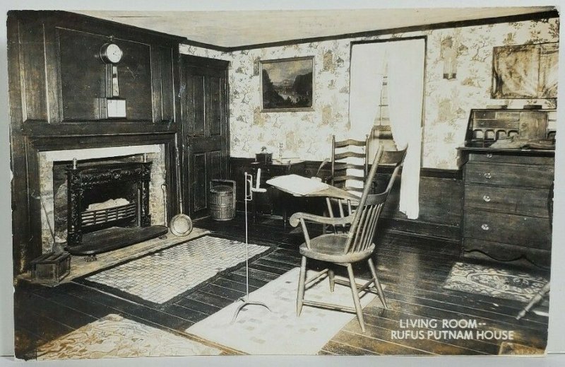 Rppc Marietta Settlers, Interior View The Rufus Putnam House Postcard N8