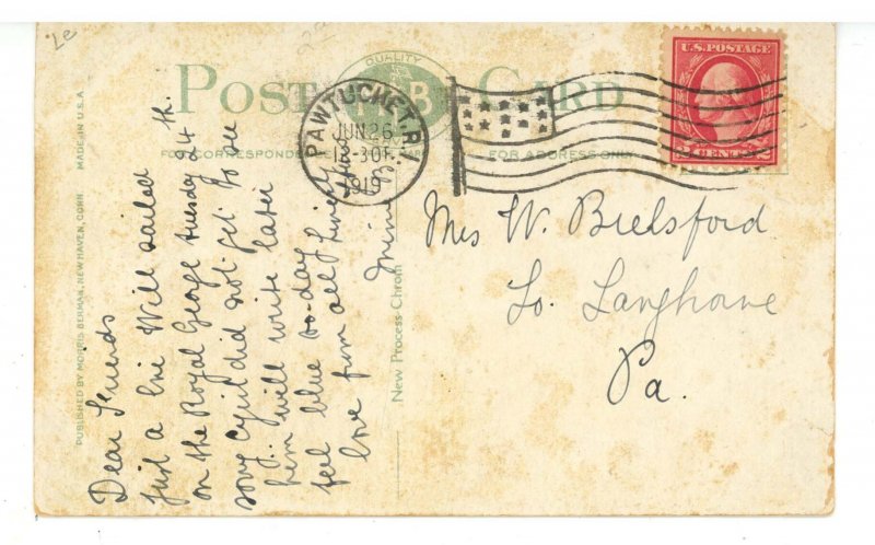 RI - Providence. Central Fire Station, Post Office & Exchange Place ca 1919