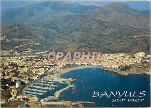 Postcard Modern Banyuls sur Mer Aerial view Bay