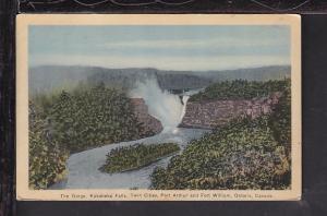 Katabeka Falls,Fort William,Ontario,Canada Postcard 