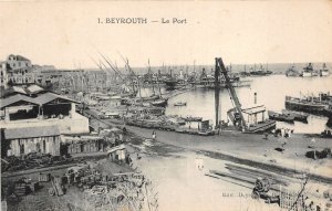 BT16176 le port ship bateaux Beyrouth liban lebanon