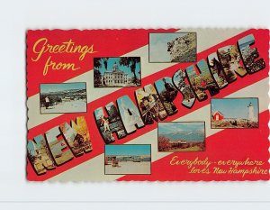 Postcard - Greetings from New Hampshire