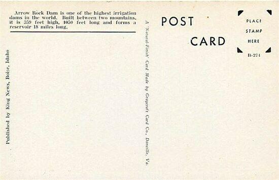 ID, Boise, Idaho, Great Arrow Rock Dam, Boise River