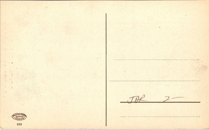 Felix Mendelsohn Bartholdi Postcard UNP Unused Hamburg 