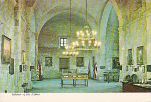 Texas San Antonio The Alamo Interior 1971