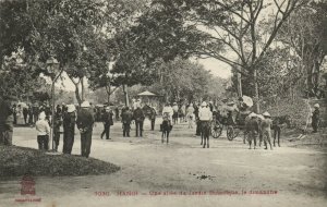 PC CPA VIETNAM, INDO CHINA, HANOI, JARDIN BOTANIQUE, Vintage Postcard (b20369)