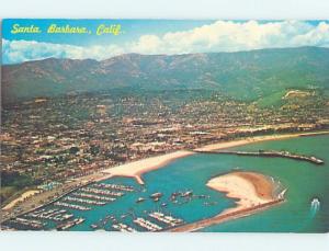 Unused Pre-1980 PANORAMIC VIEW Santa Barbara California CA H9812