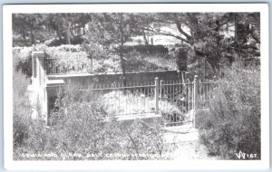 c1950s Seaside, OR RPPC Orig Lewis Clark Salt Cairn Real Photo Pre Replica A131