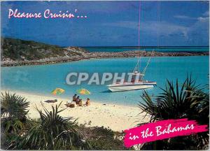 Modern Postcard Cruisin Pleasure boat in the Bahamas