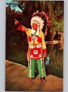 c1960 Chief White Eagle Knotts Berry Farm Ghost Town Buena Park California CA