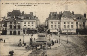 CPA ORLÉANS - Statue de jeanne (155352)