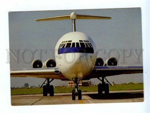 536028 POLAND Polish Airlines LOT Plane Ilyushin IL-62M ADVERTISING postcard