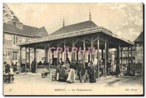 Old Postcard Bernay The Fishmonger toP